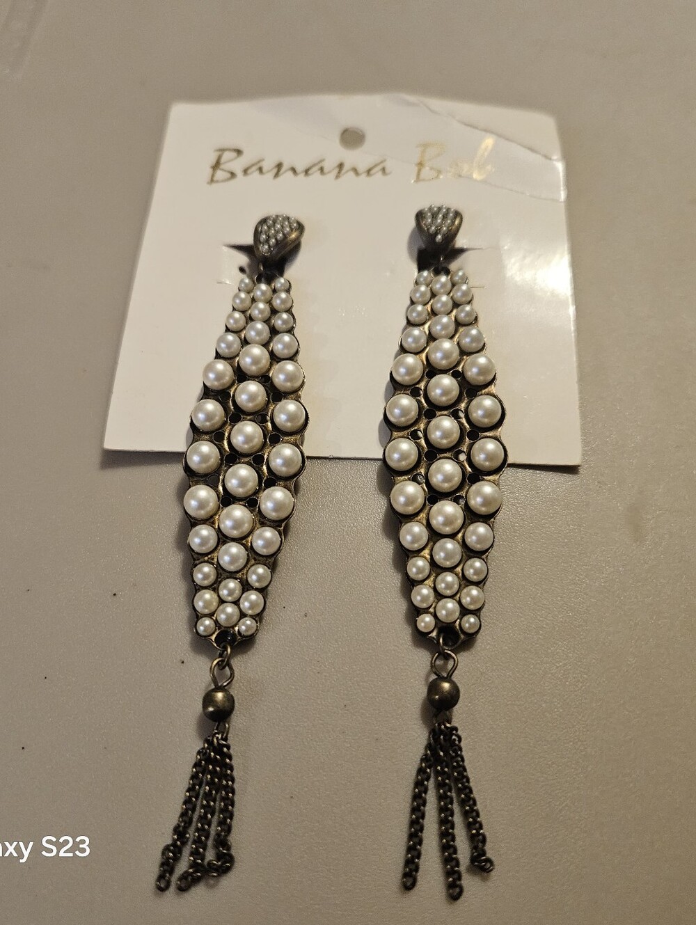 Bananna Bob Earrings